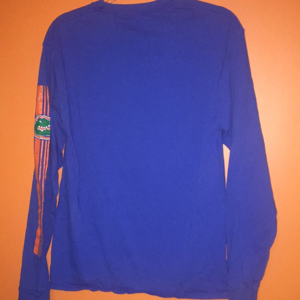 Blue Florida Gators Long Sleeve Shirt Woman’s Medium 8/10 w Free Pencil Case - Picture 8 of 12